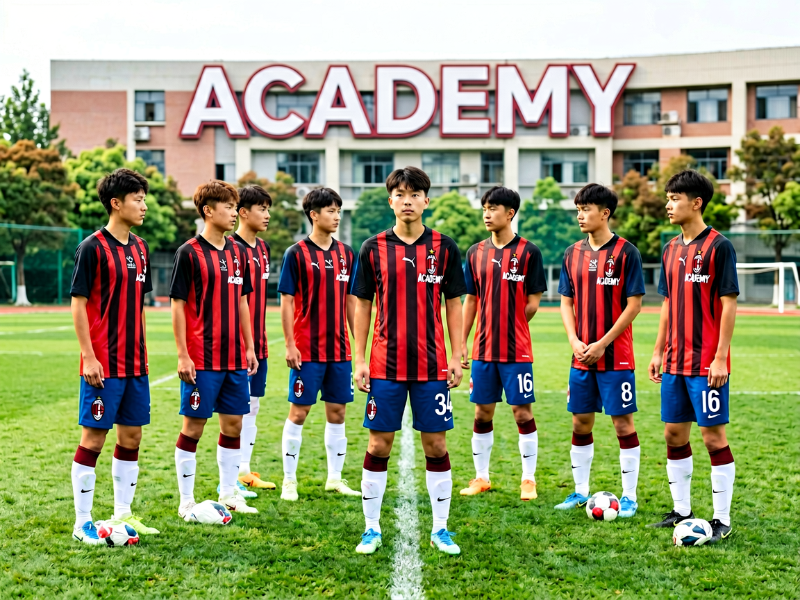 AC米兰青训学院，年轻球员在训练基地接受专业培养