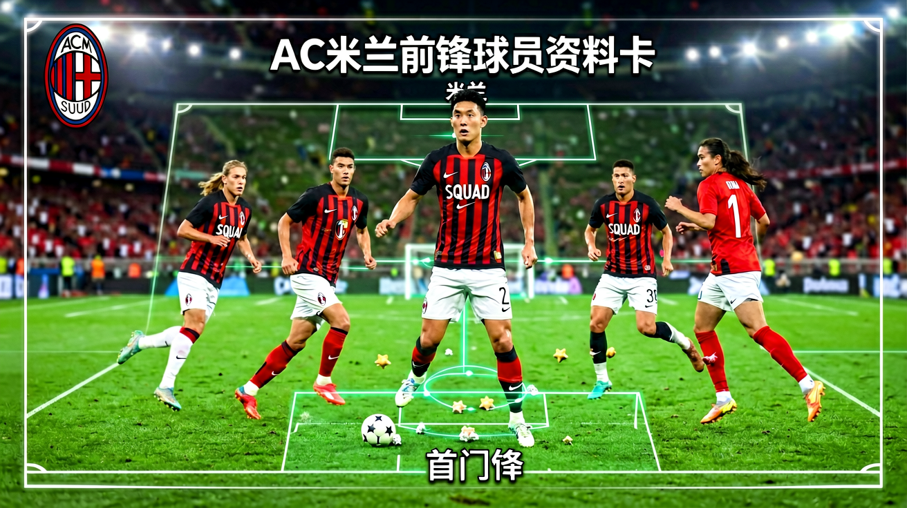 AC米兰前锋球员资料卡，前锋进攻位置信息